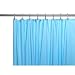 Carnation Home Fashions 3-Gauge Vinyl Shower Curtain Liner with Metal Grommets, Light Blue
