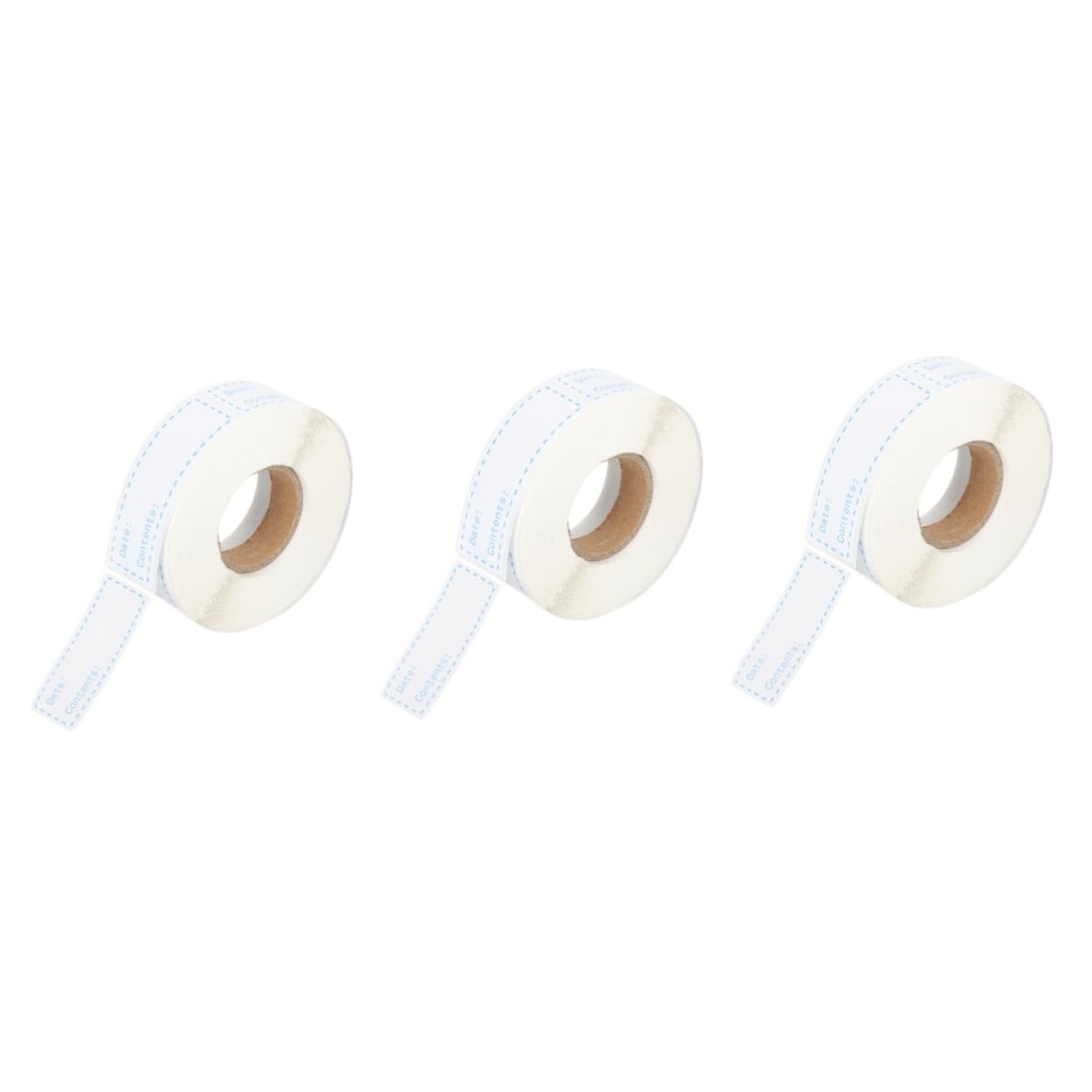 6rollos Etiquetas De Almacenamiento De Alimentos Etiquetas De Fecha Removibles para Cocina Stickers para Botellas y Envases para Refrigerador y Comedores