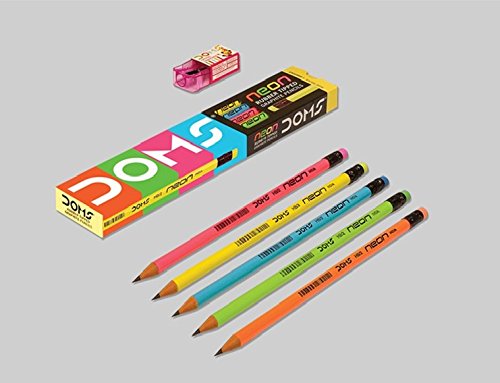 Lápices de grafito con punta de goma Doms x10 miniatura 2
