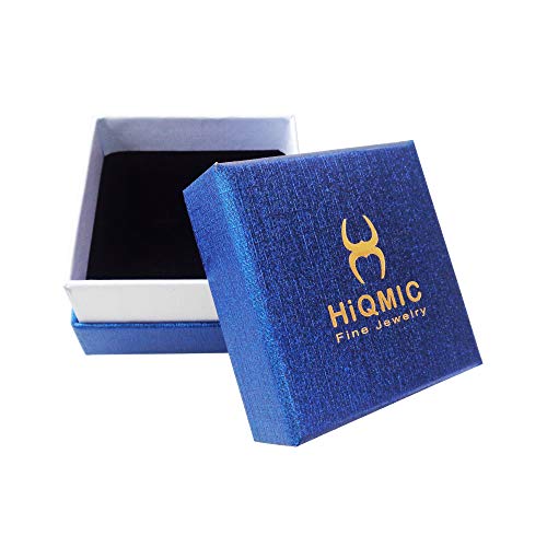 Hiqmic 925 Sterling Silver Double-sided Earrings Created Opal Mermaid Bead Hollow Heart Ear Stud for Women Fashion White Gold Plated Jewelry Gifts, WK90211-RG Purple by Hiqmic - Used condition - Image 8