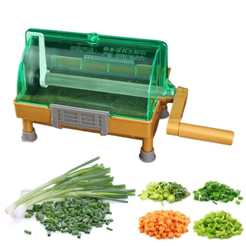 Cortador manual giratorio de vegetales acero inoxidable miniatura 2