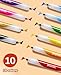 JoyCat Click & Draw Washable Markers for kids with Retractable Tips,10 Colors Markers Set,retractable marker for Toddlers Kids, Ideal arts & crafts supplies,coloring markers,Holiday Gifts for Kid.
