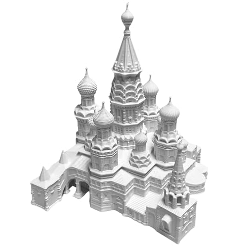 Sands3D™ St. Basil’s Cathedral Model – Miniature Landmark Replica, Russian Architecture Display, Iconic World Building Collectible