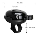 Ilsha® Durable Quality Cycle Bell for Bicycle Ultra-Loud Cycle Horn Trending Kids Cycle Bell (Black). gallery image