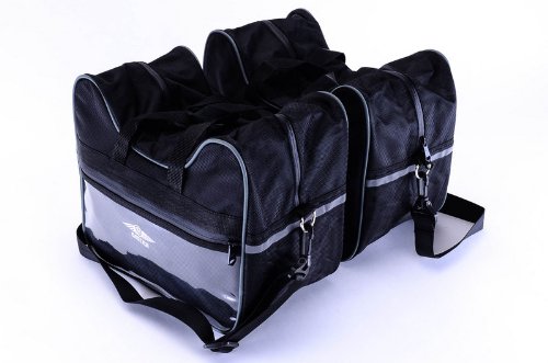 Bolsa interna para alforjas de moto Bestem negra miniatura 4