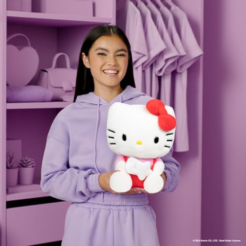Jazwares Hello Kitty and Friends - Hello Kitty 10-inch Illuminating Feature Plush - 5 Colors and Twinkle Sounds - Amazon Exclusive - Officially Licensed Sanrio Product from Ages 6+ - Thumbnail 2