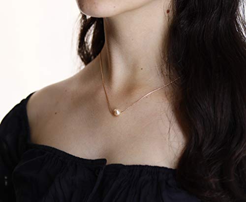 10Th Birthday Gifts For Girls, Rose Gold Blush Pearl Necklace With Meaningful Message #TOP2