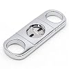 Speciale Roestvrijstalen Sigarensnijder Voor Sigaren, Dikkere, Dubbel-Snijdende Guillotine, Comfortabele Grip, Zilver