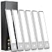Under Cabinet Lights,76 LED Operated Motion Sensor Light Indoor,1500mAh USB Rechargeable Closet Lights, 6 Pack Magnetic Dimmable Closet Lights，Wireless Under Counter Lights for Kitchen, Stairs.