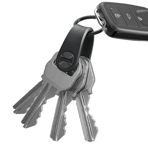 KeySmart Mini Key Organizer Keychain Holder - Compact Key Holder for Keychain Key Case, Key Holder, Attach Key Fob