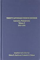 Trinity Lutheran Church Records, Lancaster, Pennsylvania 1558562141 Book Cover