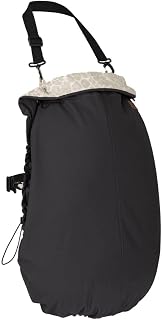 oppediz Tragecover aus Softshell - Universalcover für Babytrage und Tragetuch (Grau/Leo) - Wasserabweisend und Windabweisend