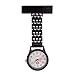 Produktbild Cxypeng Unisex Taschenuhr Analog,Wasserdicht leuchtende Krankenschwestertisch medizinische Wanduhr Brustuhr Taschenuhr Stoppuhr-Black Shell B,FOB-Uhr Damen Taschenuhr