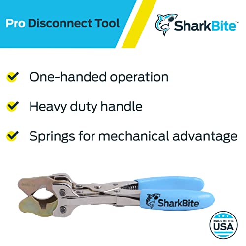 Image of SharkBite 3 /8 Inch to 1 Inch Pro Push to Connect Disconnect Tool, PEX Pipe, Copper, CPVC, PE-RT, HDPE, PROD3810