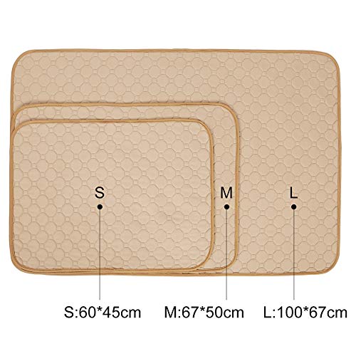 Idomik Dog Bed Mat Waterproof Crate Kennel Pad Sleeping Mattress With Anti Slip Bottom For Small Medium And Large Dogs Cats Washable Pet Mat For Eating Bowls, Dog Cages, Cars And Sofa S-L #TOP1