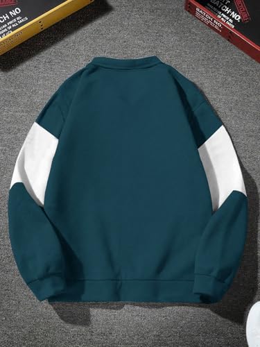 Image of Noble Monk Men's Baggy Fit Sweatshirt | Drop Shoulder Oversized Sweatshirt | Long Sleeve Zip with Collared Sweatshirts for Men's