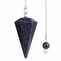 Algopix Similar Product 11 - Synthetic Blue Goldstone Gemstone Rock