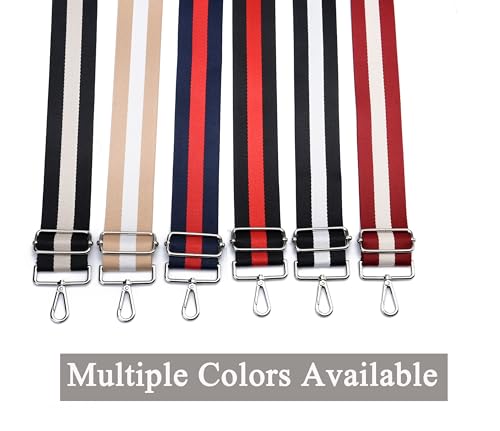 Image of Purse Strap Gold Hardware Replacement Crossbody Bag Strap, Wide Adjustable Shoulder Strap