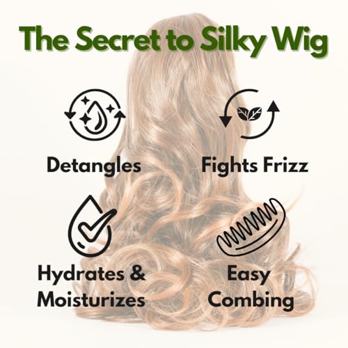 awesome synthetic wig leave-in conditioner spray ph6 professional wig care solution detangle spray moisturizes amp replenishes synthetic wigs easy combing contains coconut oil 7 fl oz