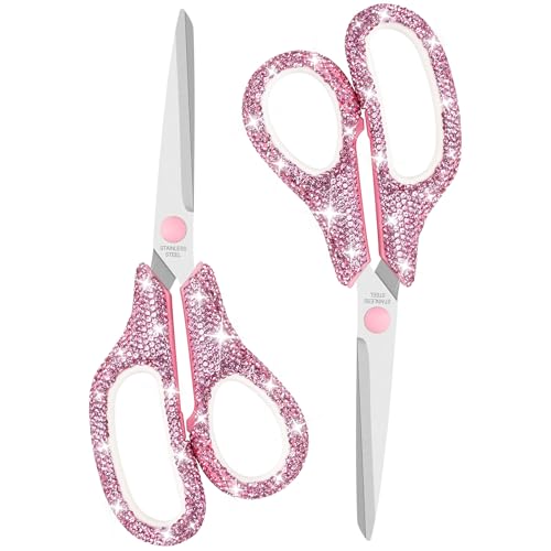 Koqye 7.8‑Inch Cute Scissors, Stainless‑Steel Paper‑Cutting Craft Scissors