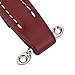 Sturdy Guitar Amplifier Handle with Rough Textured Embossed PU Leather for Speaker Cabinets | HeavyDuty Metal Reinforced 4-Hole Strap in Brownish Red for Ampeg and Vintage