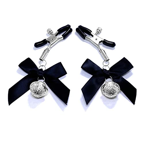 サムコス SM 乳首クリップ ニップルクリップ 胸クリップ SM 乳首クリッパー金属チェーン 大人のおもちゃ 乳枷 調教 過激 男女兼用 (シルバー) - 画像3