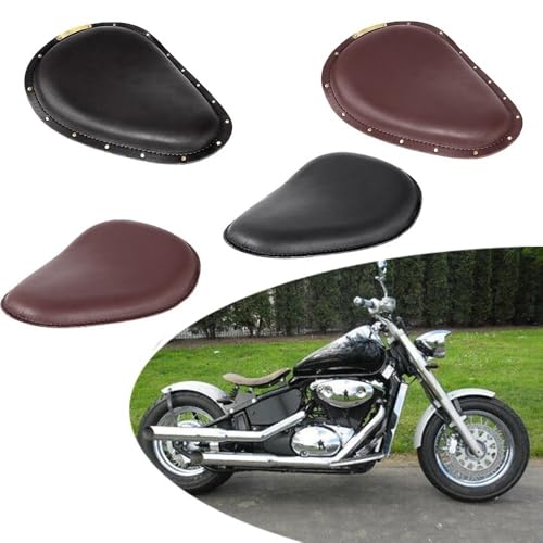 Asiento individual universal para motocicleta Softail con resortes de acero 2