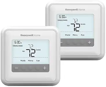 Honeywell Home T4 PRO 2-Day Programmable Thermostat | 1/Heat 1/Cool - (2-Pack)