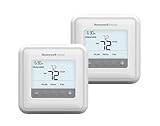 Honeywell T4 PRO 5-Day to 2-Day Programmable Thermostat 1/Heat 1/Cool - (2-Pack) RTH4110U2000-2PK