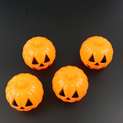 Oulii Mini Pumpkin Storage Box Case Plastic Container Holder Props Party Favors 12Pcs #TOP2