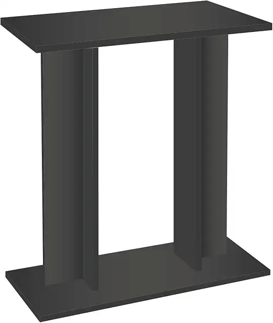 DIY Aquarium Stand - Easy Assembly Black Fish Tank Cabinet for Home & Office