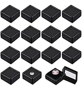 Amazon.com: BENECREAT 4 Pcs Silver Gemstone Display Box, 1.57x1