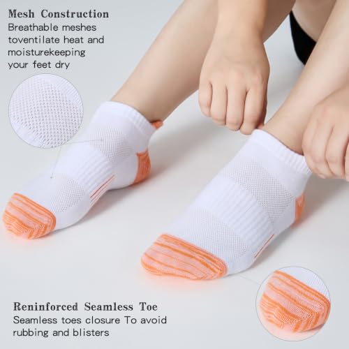 Ankle Socks Womens/Men 6-12Pairs,Thin Low Cut No Show Lightweight - Image 4