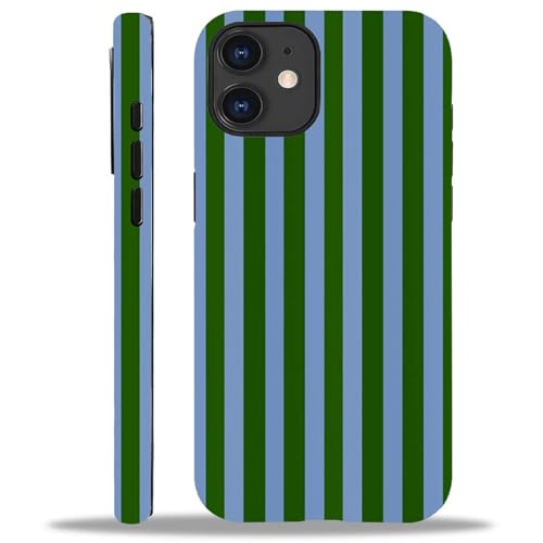 WANKBLC Compatible with iPhone 11 Matte Case, Green and Blue