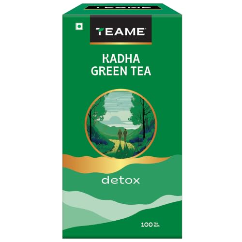 Image of TE-A-ME Detox Kadha Green Tea Bags 100 pcs | Green Tea Bags