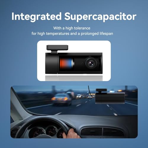 Image of DDPAI Dash Cam for Car, 2K Resolution, with 3MP Camera | Emergency Accident Lock | Wi-Fi & App Control | Night Vision | 140 Wide Angle | Car Dashcam with G-Sensor | Built-in Super Capacitor