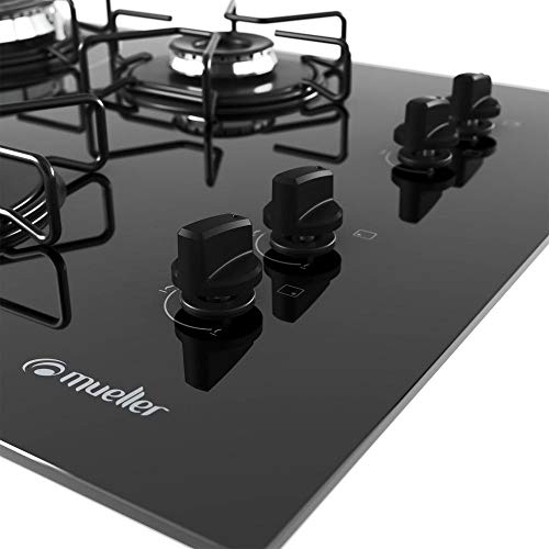 Cooktop Mueller 4 Bocas com Queimador Tripla Chama Mcg134bg1