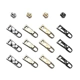 Xpeciall 16 Pieces Zipper Pulls Replacement Parts Universal Zipper Repair (4 Color)