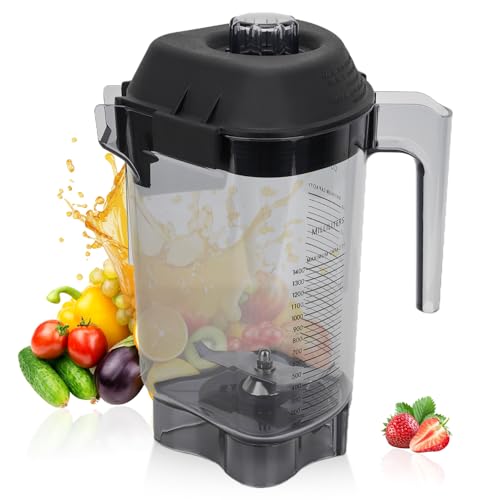 Jarra de liquidificador de 1,4 l compatível com Vitamix Advance Quiet One VM0145 VM0100A 36019 16016 15978 Commercial BarBoss Drink Machine Advance Commercial Blender Pitcher