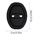ZLXMRUT 4 Pcs Car Door Lock Cover for 2024 2025 2026 Ford Mustang S650 EcoBoost/Dark Horse/GT Premium, Door Striker Protector Buckle Cap Rustproof Decorative Guard Accessories Black Interior Trim