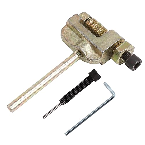 PLAXNS Chain Breaker, 3 Points 06B 06C 35h T8F Chain Tool, Universal for Dirt Pit Bike ATV Quad Go Kart Scooter Motorcycle Bicycle Mountain Electric Bike