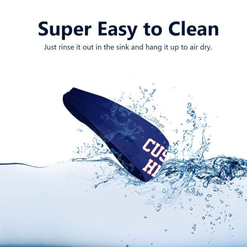 Image of Custom Sports Headband Custom Sweatband Bandana Add Your Image Logo Text Number. Bulk Custom Men Or Women Moisture Wicking Ventilate Elastic ﻿Headband