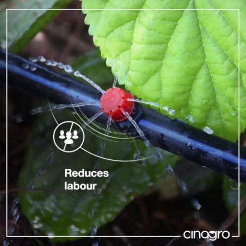 Image of Cinagro Plants Drip Irrigation Kit (20 Plants Kit) Watering Kit for Home Garden, Farming & Agriculture Purposes