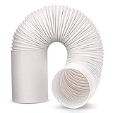 Länge verstellbar: Unser Abluftschlauch ist flexibel, er kann bis zu 199,9 cm verlängert werden, auf 39,9 cm kürzen, den Abluftschlauch einfach auf die gewünschte Position verlängern.