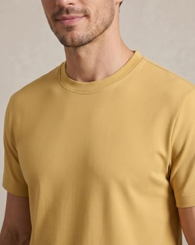 Image of NOBERO 100% Cotton T Shirts for Men Stylish | Regular Fit | Solid T Shirts for Men 180 GSM Combed Cotton | Round Neck Half Sleeve