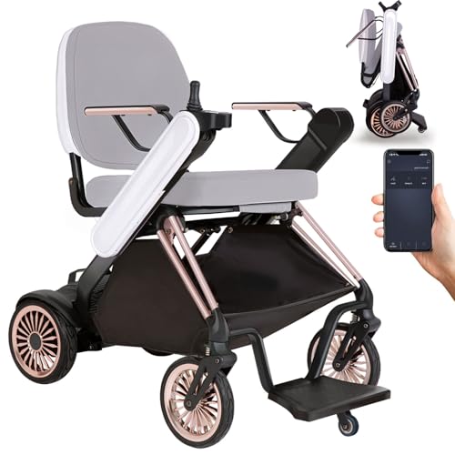 37lbs Electric Wheelchairs for Adults,18 Miles Long Range Foldable Motorized