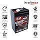 Kraftmax Industrial Pro Bleiakku [ 6V / 4,5Ah ] AGM Hochleistungs- Blei Akku der Neusten Generation