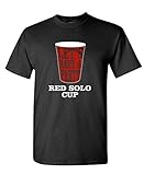 RED SOLO CUP - T-Shirt, Black, XL