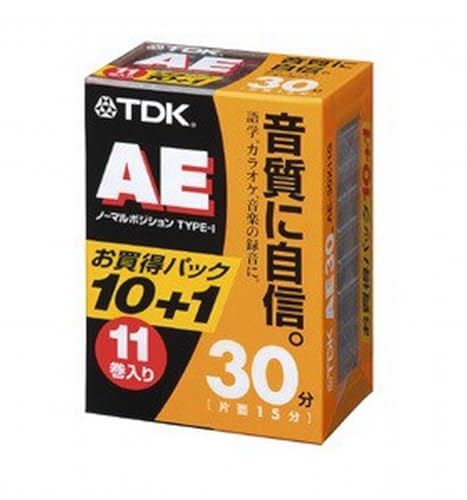 未開封／TDK　オーディオ　テープ　Ｌ－２７５：３本 Amazon | TDK オーディオカセットテープ AE 30分11巻パック [AE
