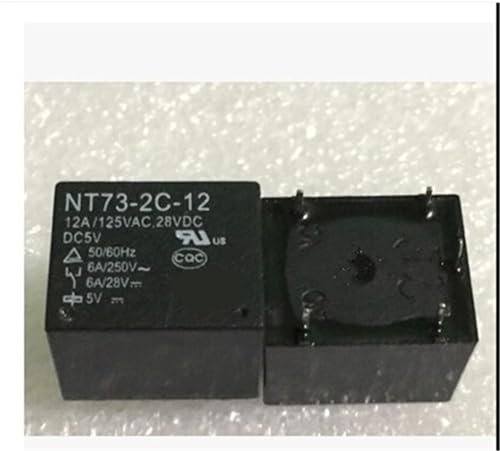 Relais NT73-2C-12-DC5V à commutation rapide 5VDC pour circuits imprimés - 2